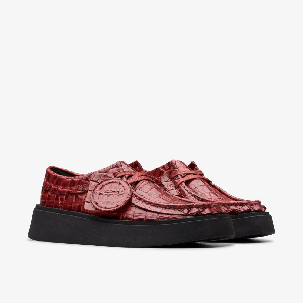 Martine Rose Torview Womens Burgundy Leather