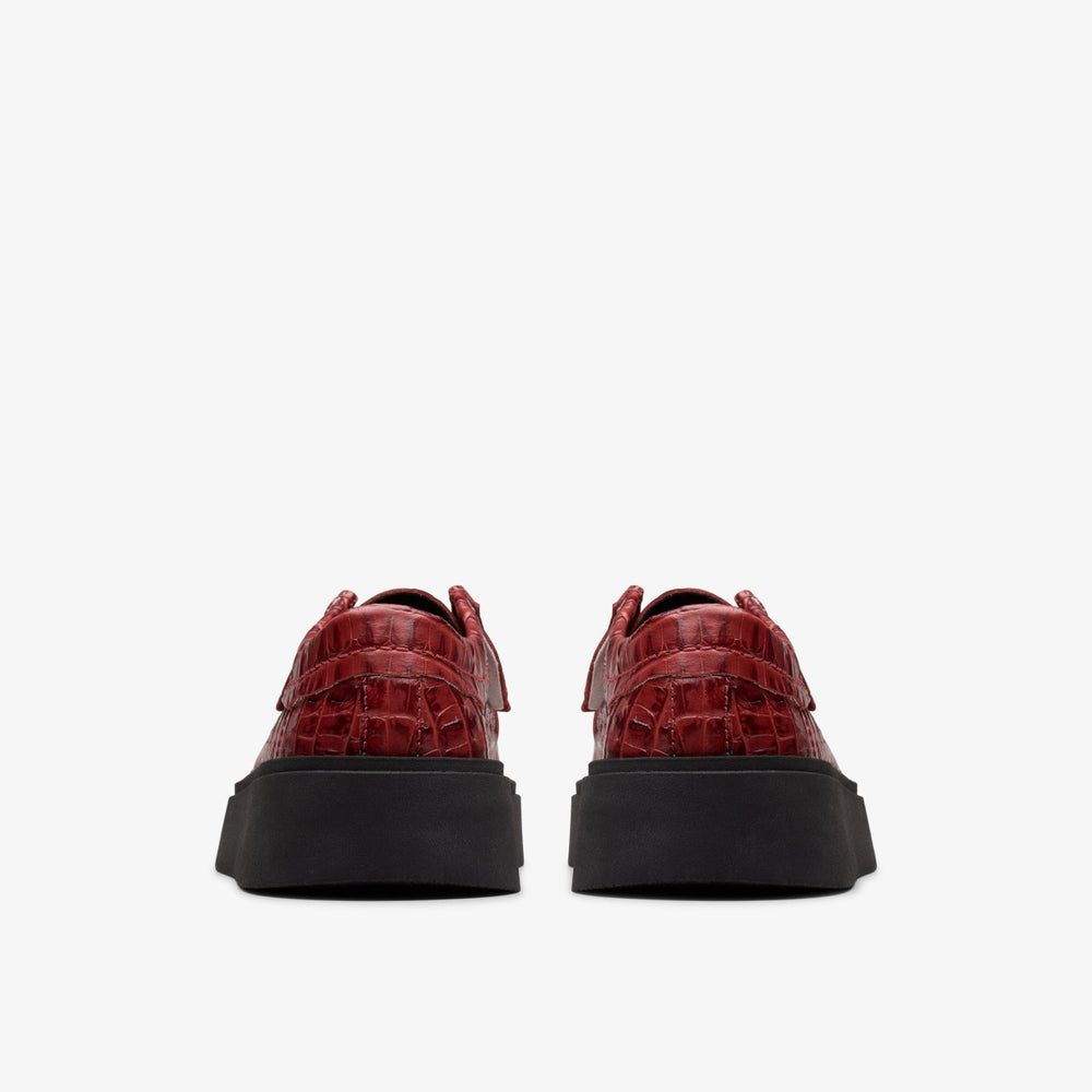 Martine Rose Torview Womens Burgundy Leather