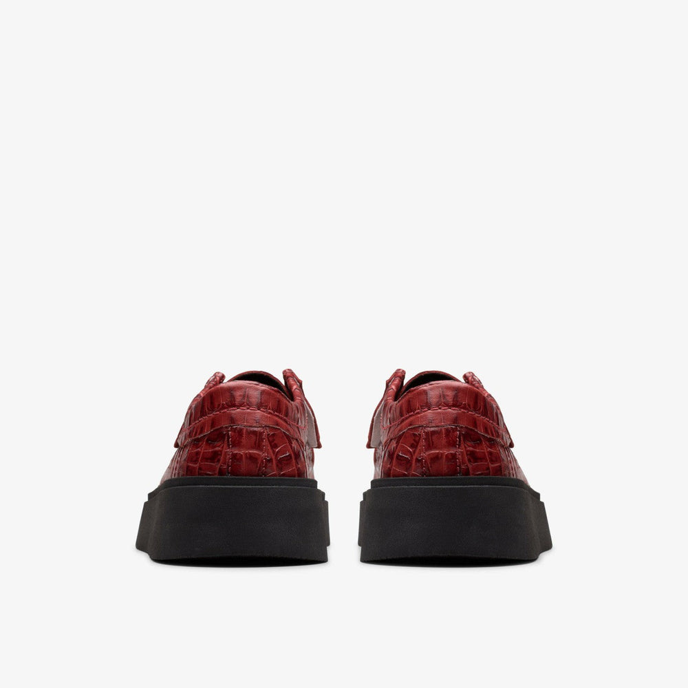 Martine Rose Torview Womens Burgundy Leather