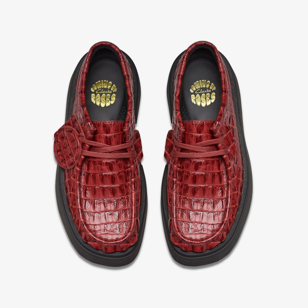 Martine Rose Torview Womens Burgundy Leather