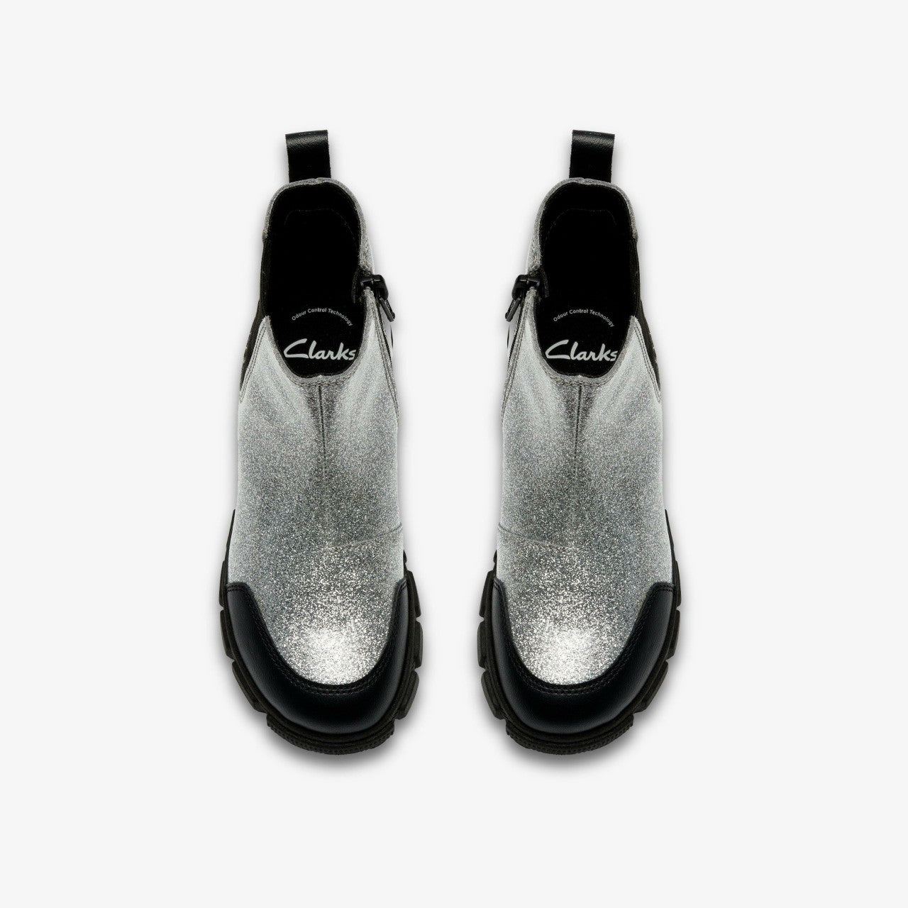 Evyn Chelsea Kid Silver Patent