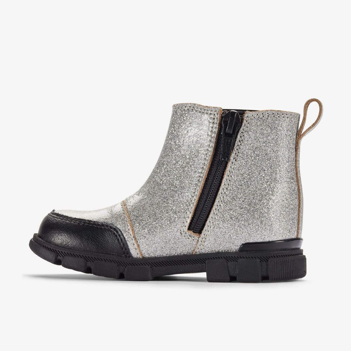 Evyn Chelsea Toddler Silver Patent