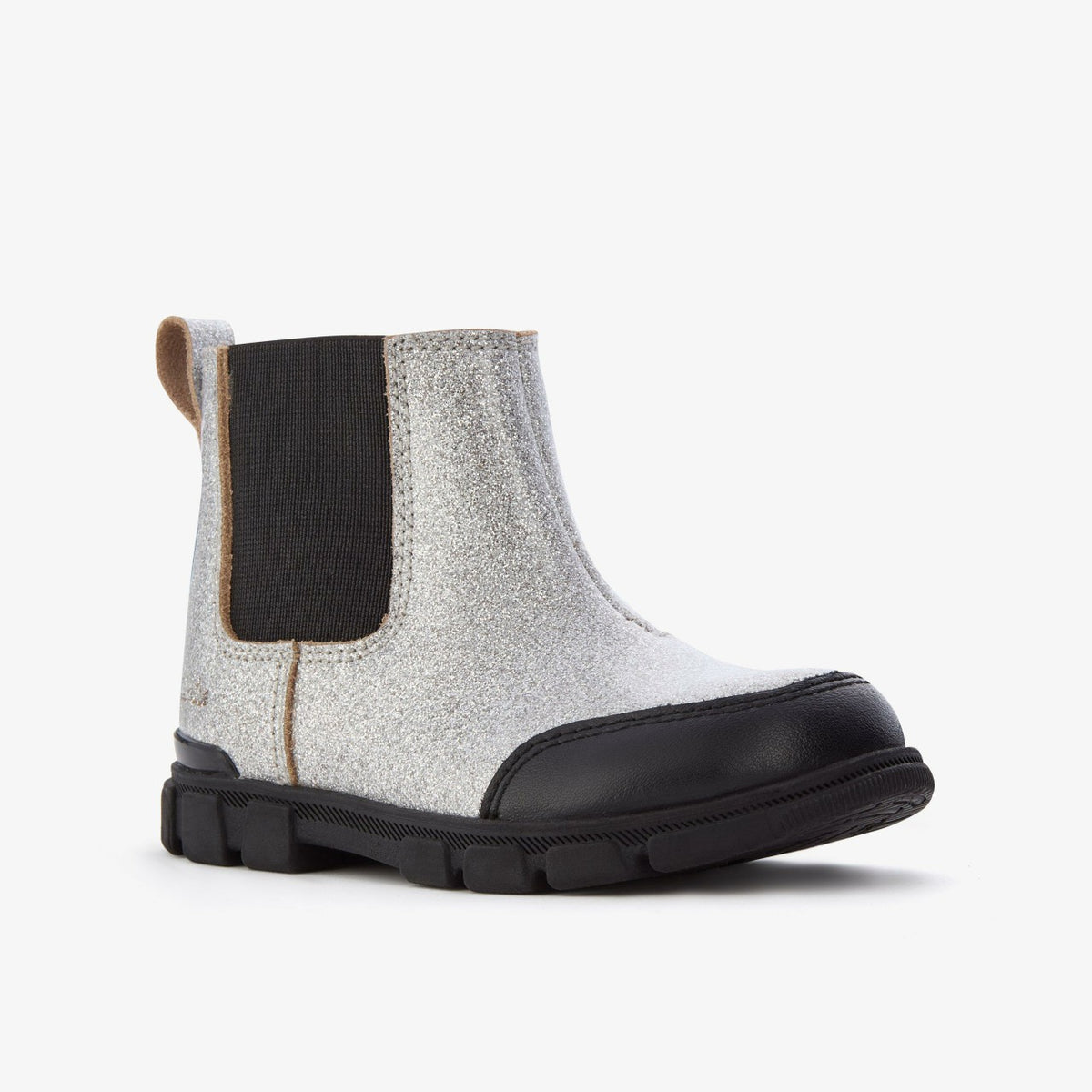 Evyn Chelsea Toddler Silver Patent