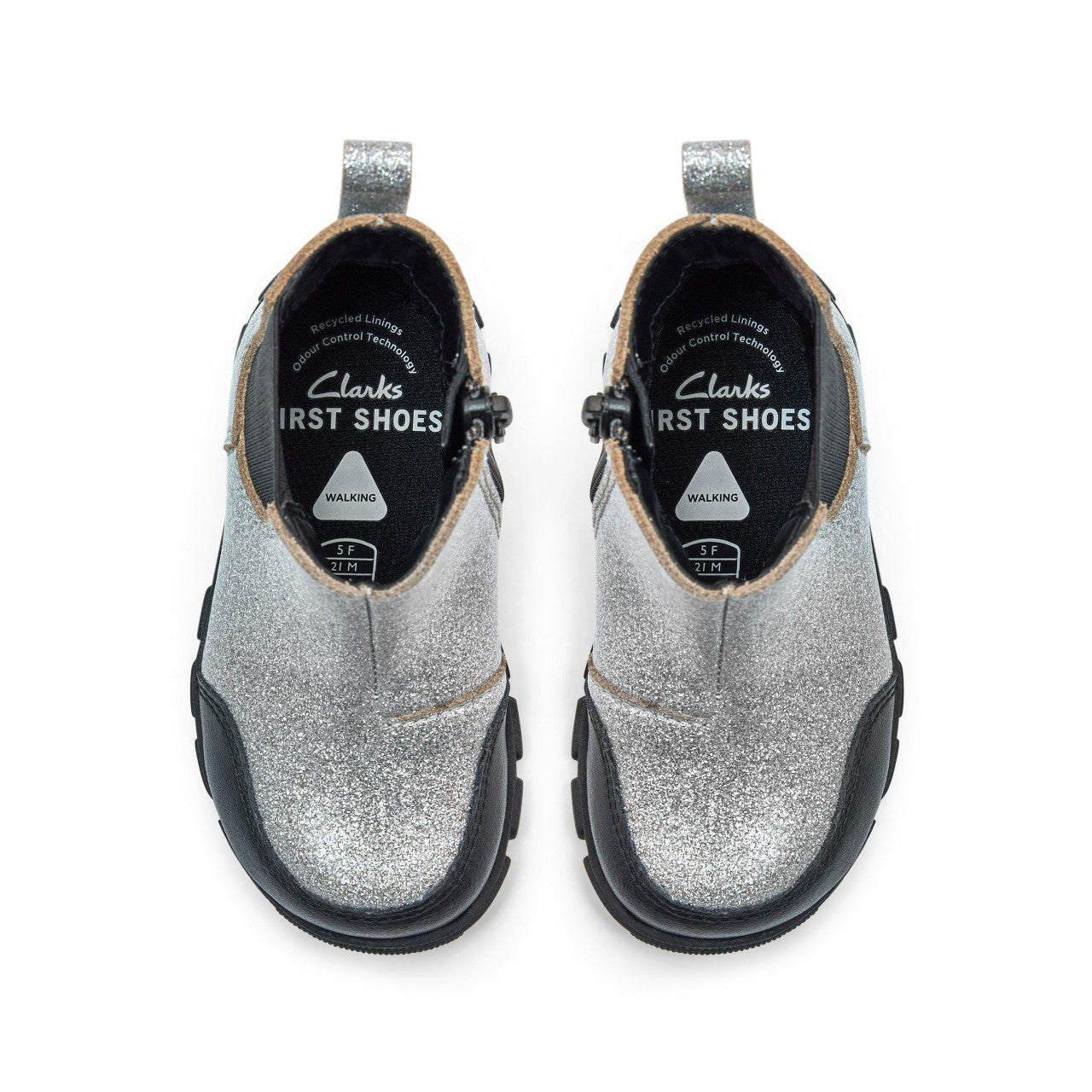 Evyn Chelsea Toddler Silver Patent