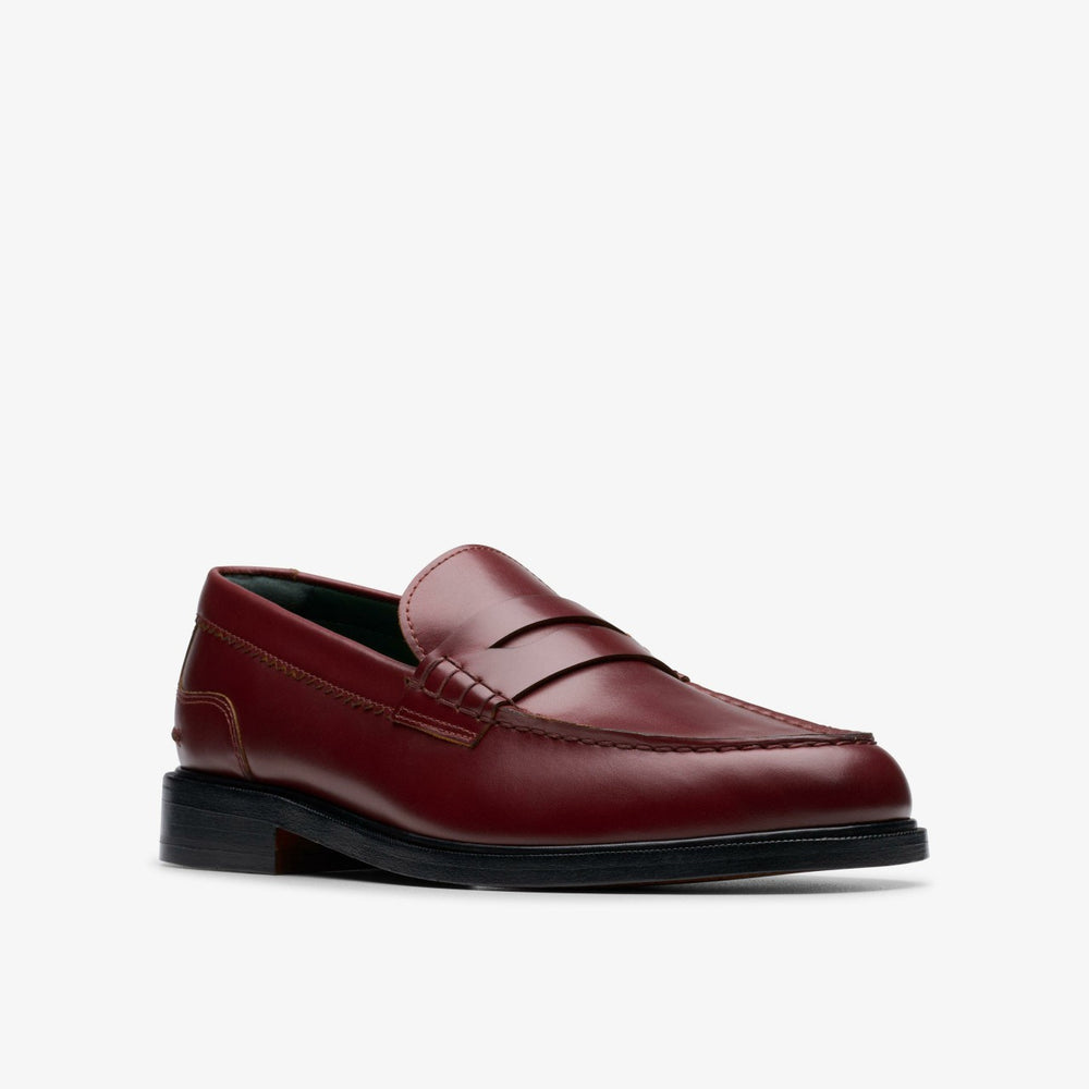 Craft James Lo Loafer Wine Leather