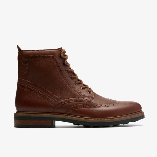 Newford Lace Boot Mid Tan Leather