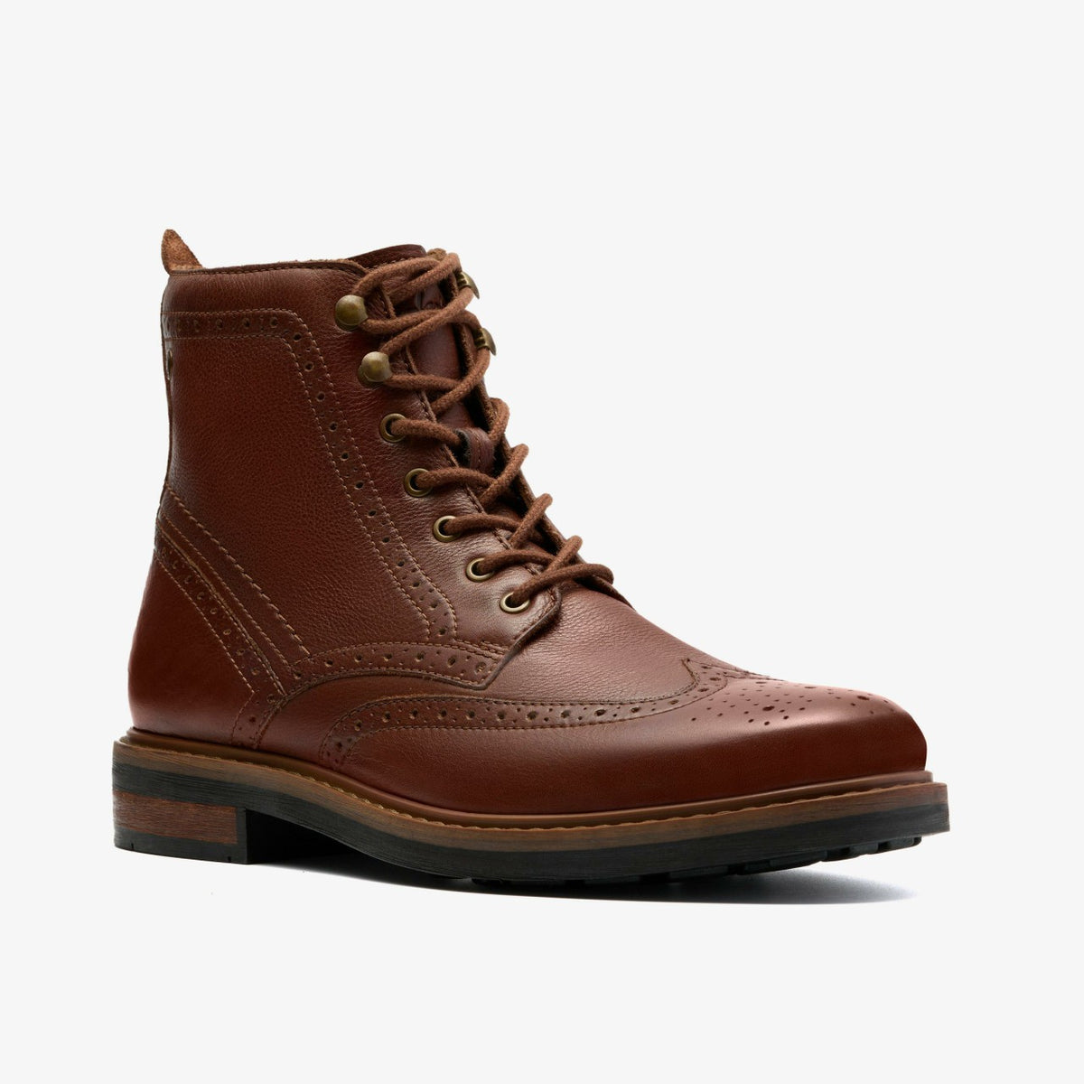 Newford Lace Boot Mid Tan Leather
