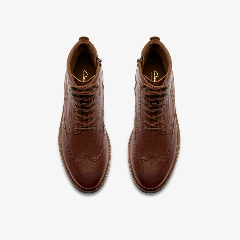 Newford Lace Boot Mid Tan Leather