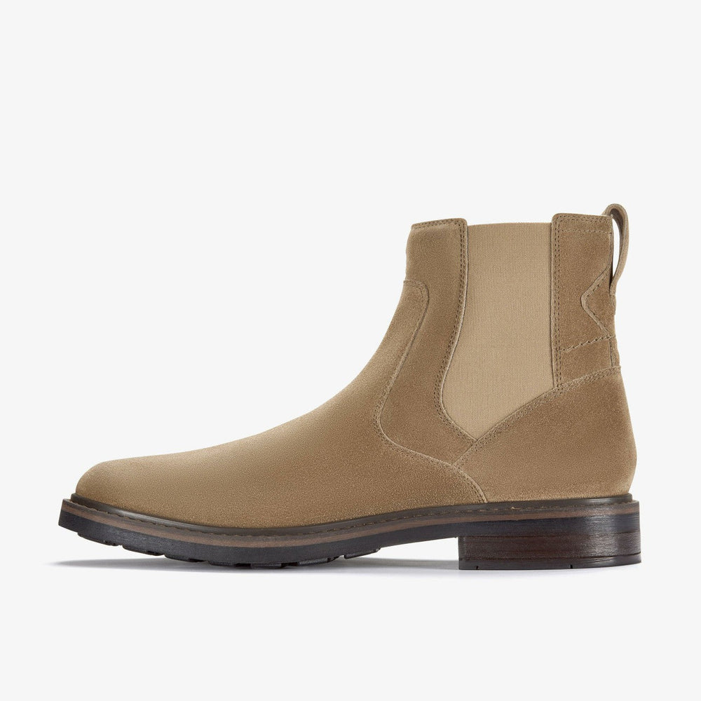 Newford Easy Dark Sand Suede