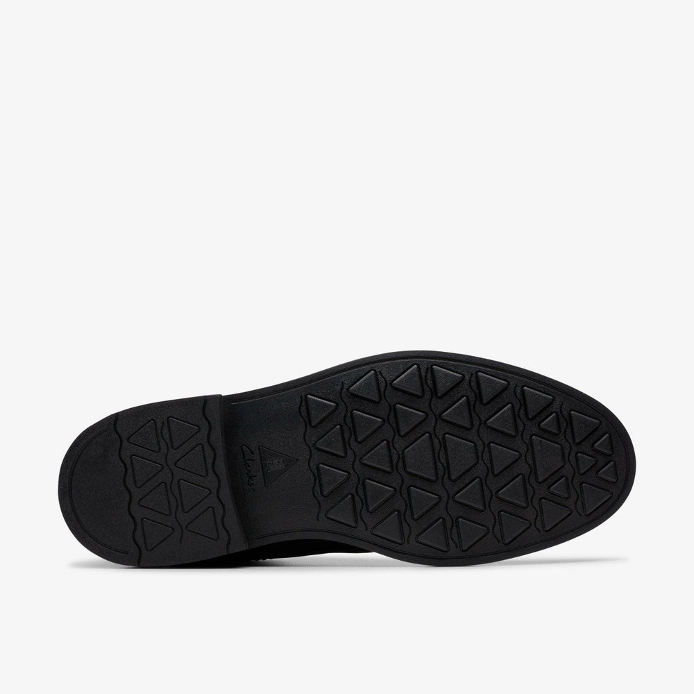 Newford Mid Black Leather