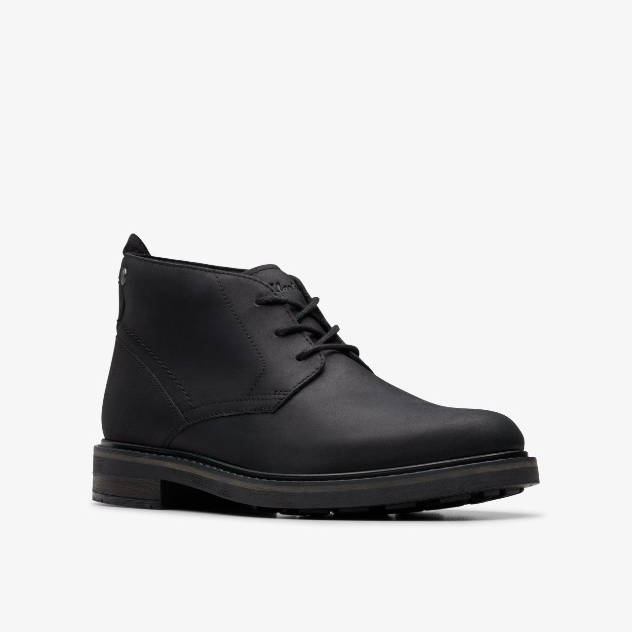 Newford Mid Black Leather