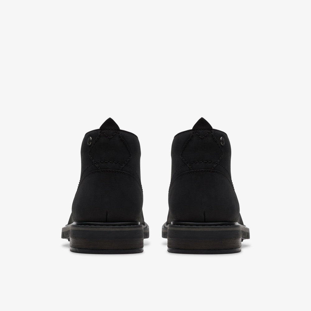 Newford Mid Black Leather