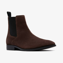 Paulton Easy Dark Brown Suede