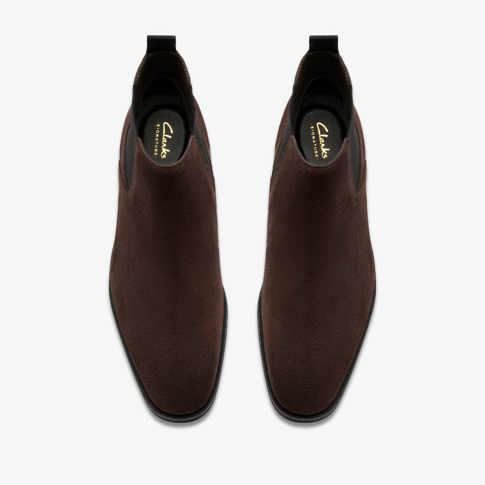 Paulton Easy Dark Brown Suede