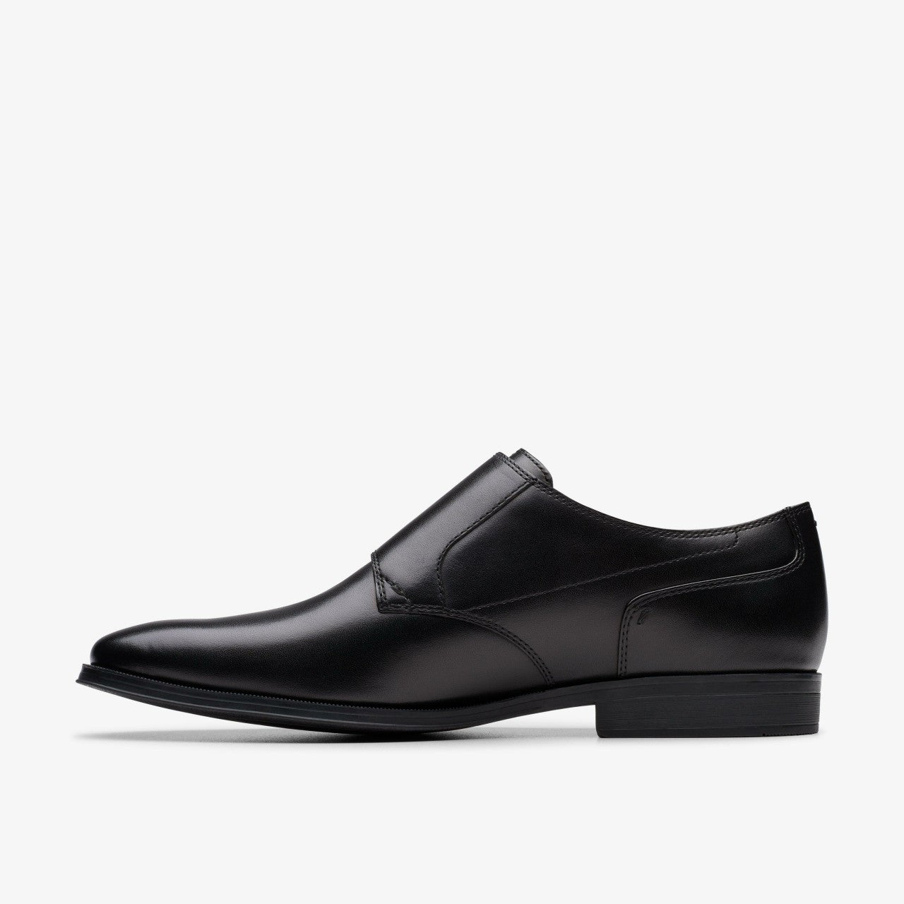 Paulton Monk Black Leather
