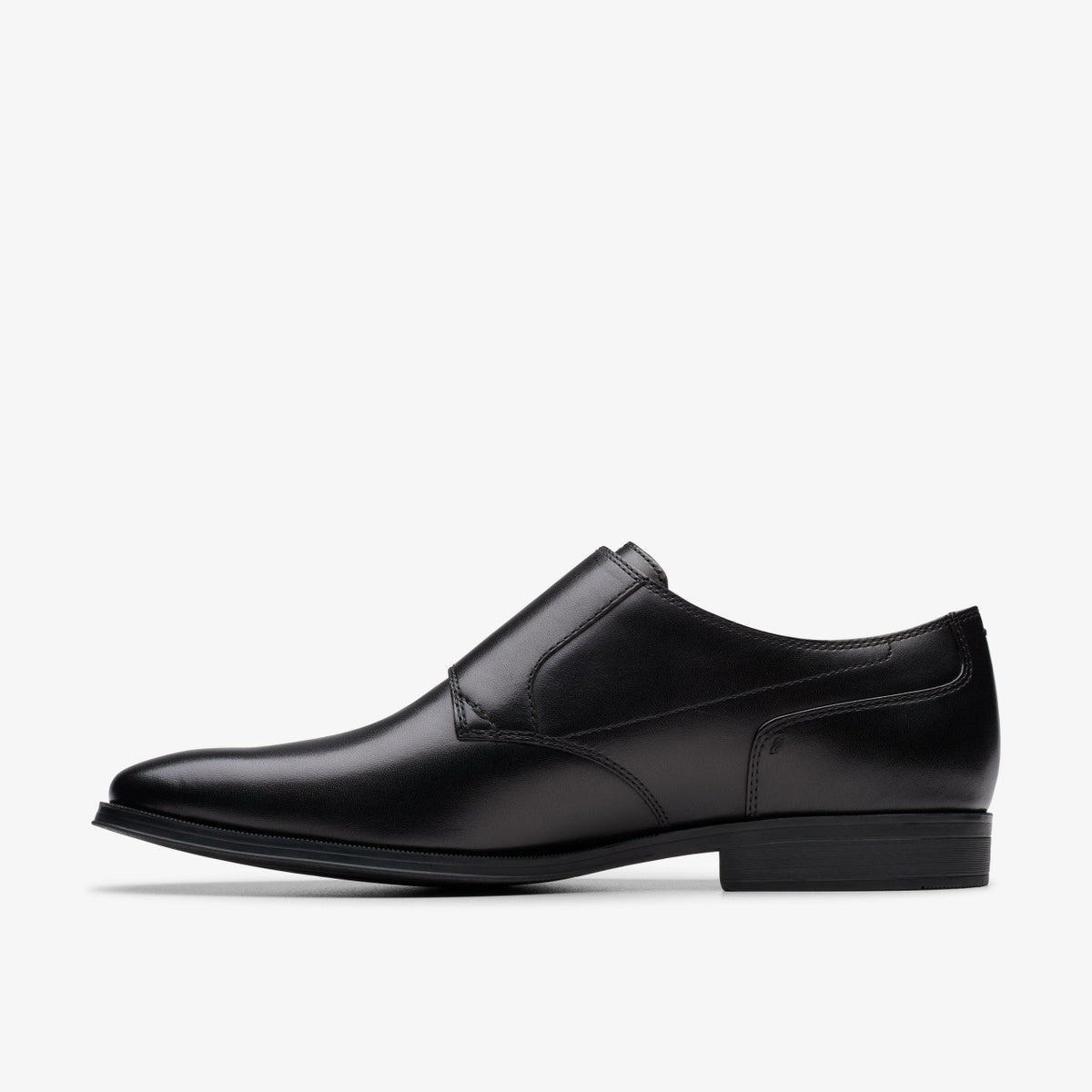 Paulton Monk Black Leather