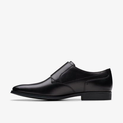 Paulton Monk Black Leather