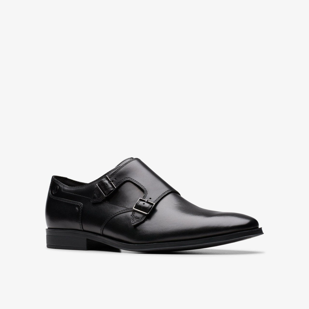 Paulton Monk Black Leather