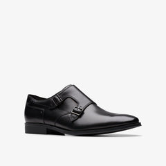 Paulton Monk Black Leather