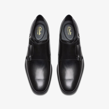 Paulton Monk Black Leather