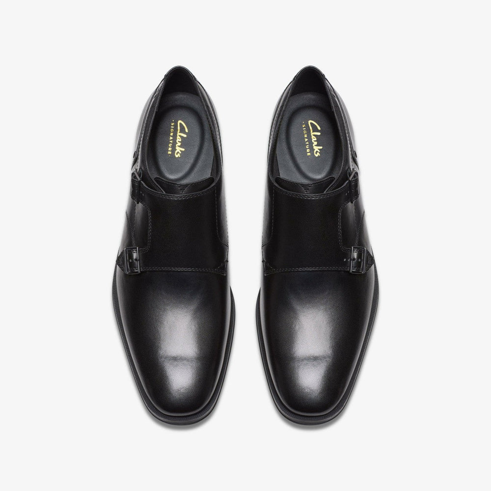 Paulton Monk Black Leather