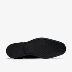 Paulton Lace Black Hi Shine Leather