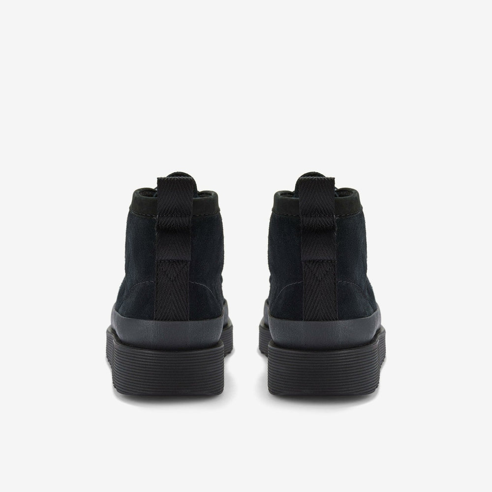 Wallabee FTR2 Hi Black Suede