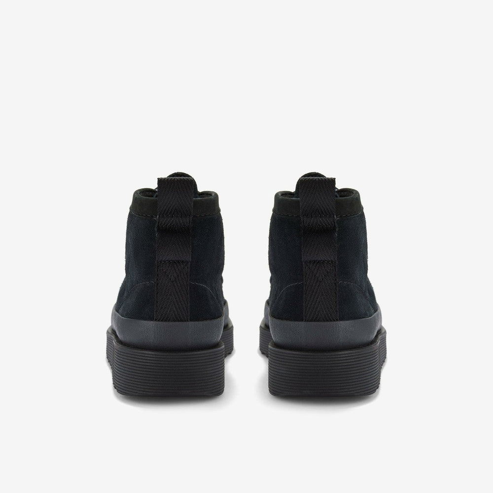Wallabee FTR2 Hi Black Suede