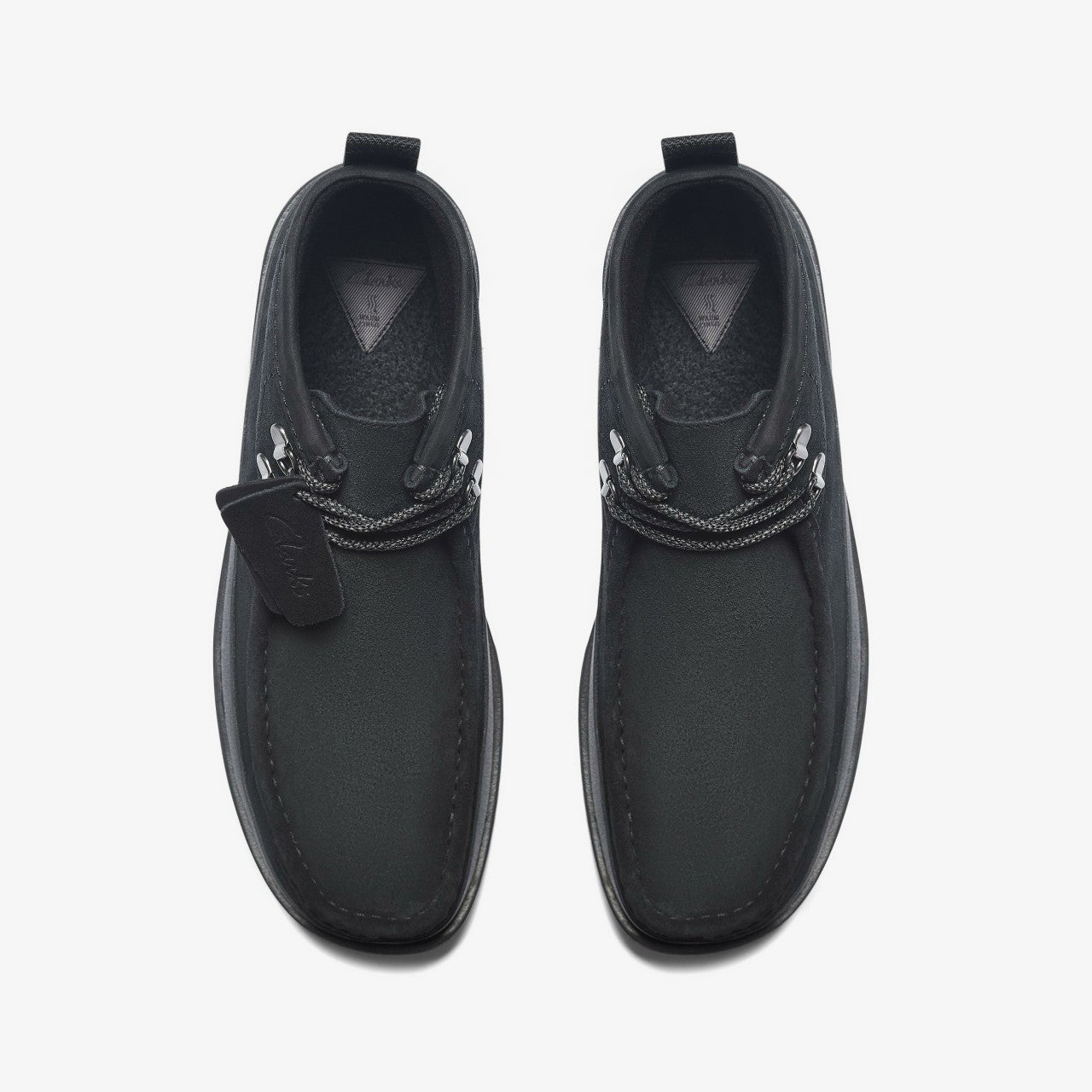 Wallabee FTR2 Hi Black Suede