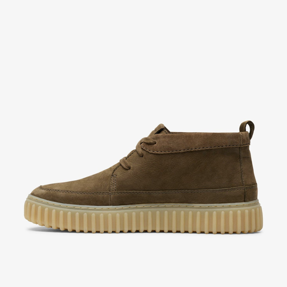 Torhill Lace Hi Khaki Nubuck