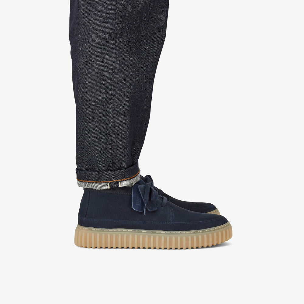 Torhill Lace Hi Navy Nubuck