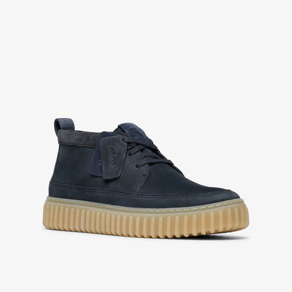 Torhill Lace Hi Navy Nubuck