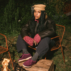 Wallabee Purple Tweed Combination