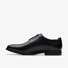 Banbury Derby Black Leather
