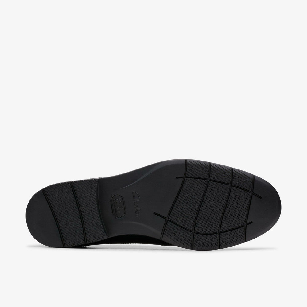 Banbury Derby Black Leather