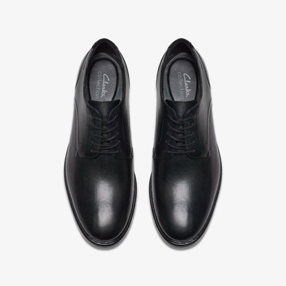 Banbury Derby Black Leather