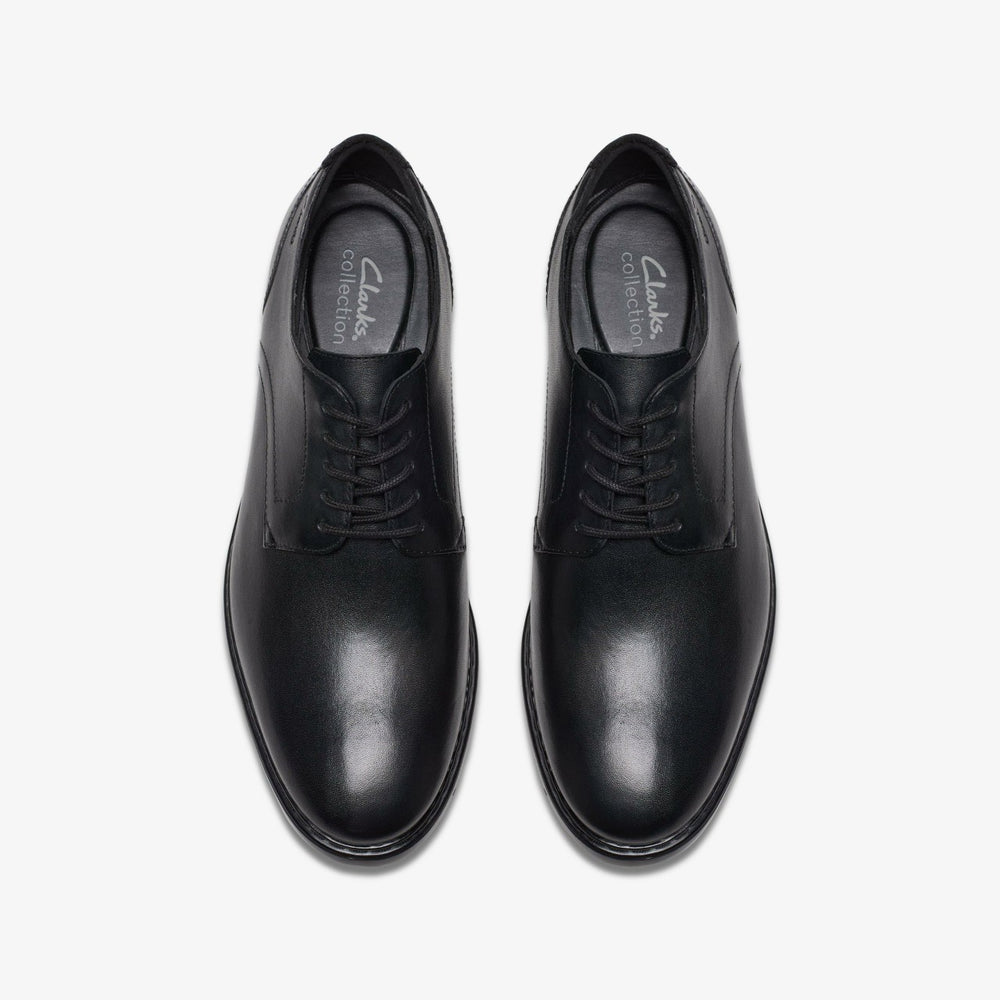 Banbury Derby Black Leather