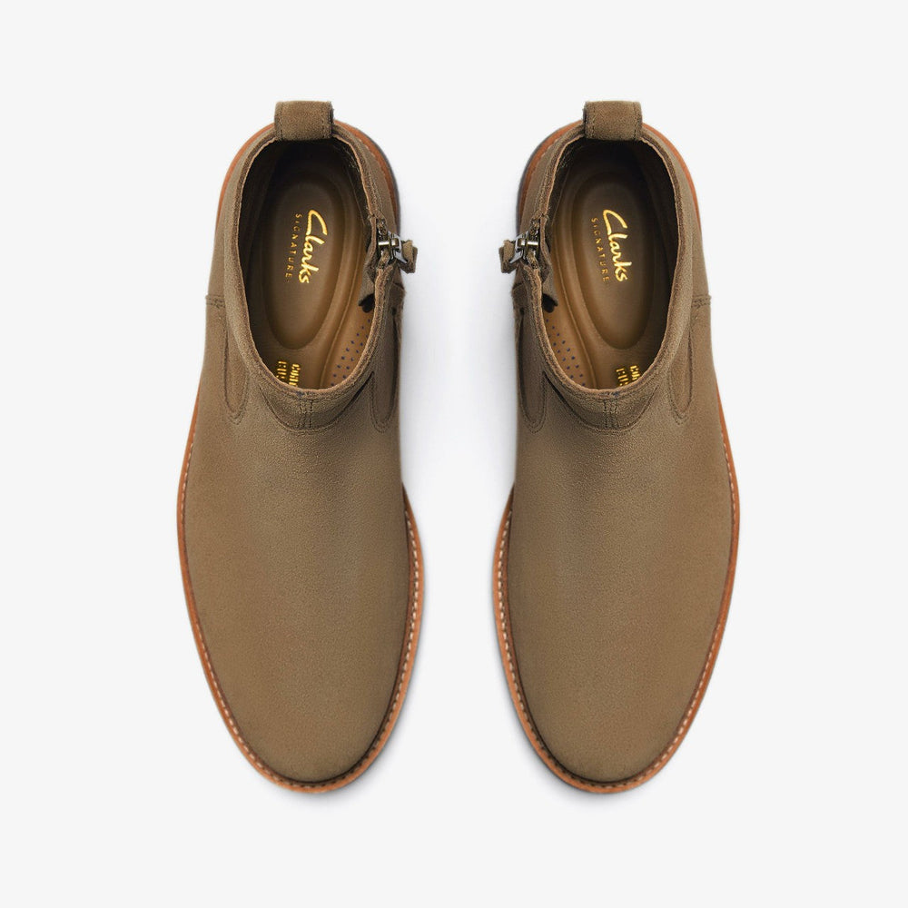 Clarkdale Boot Dark Sand Suede