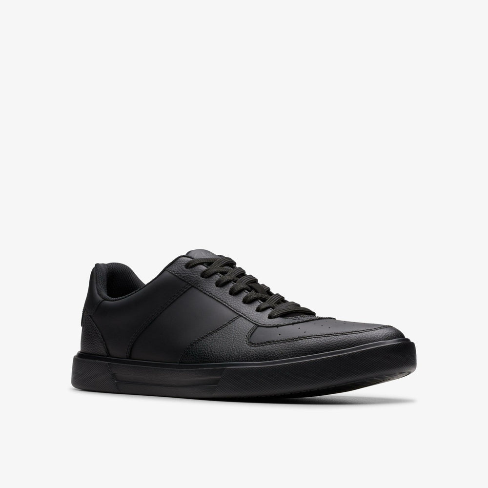 Romsey Tie Black Leather