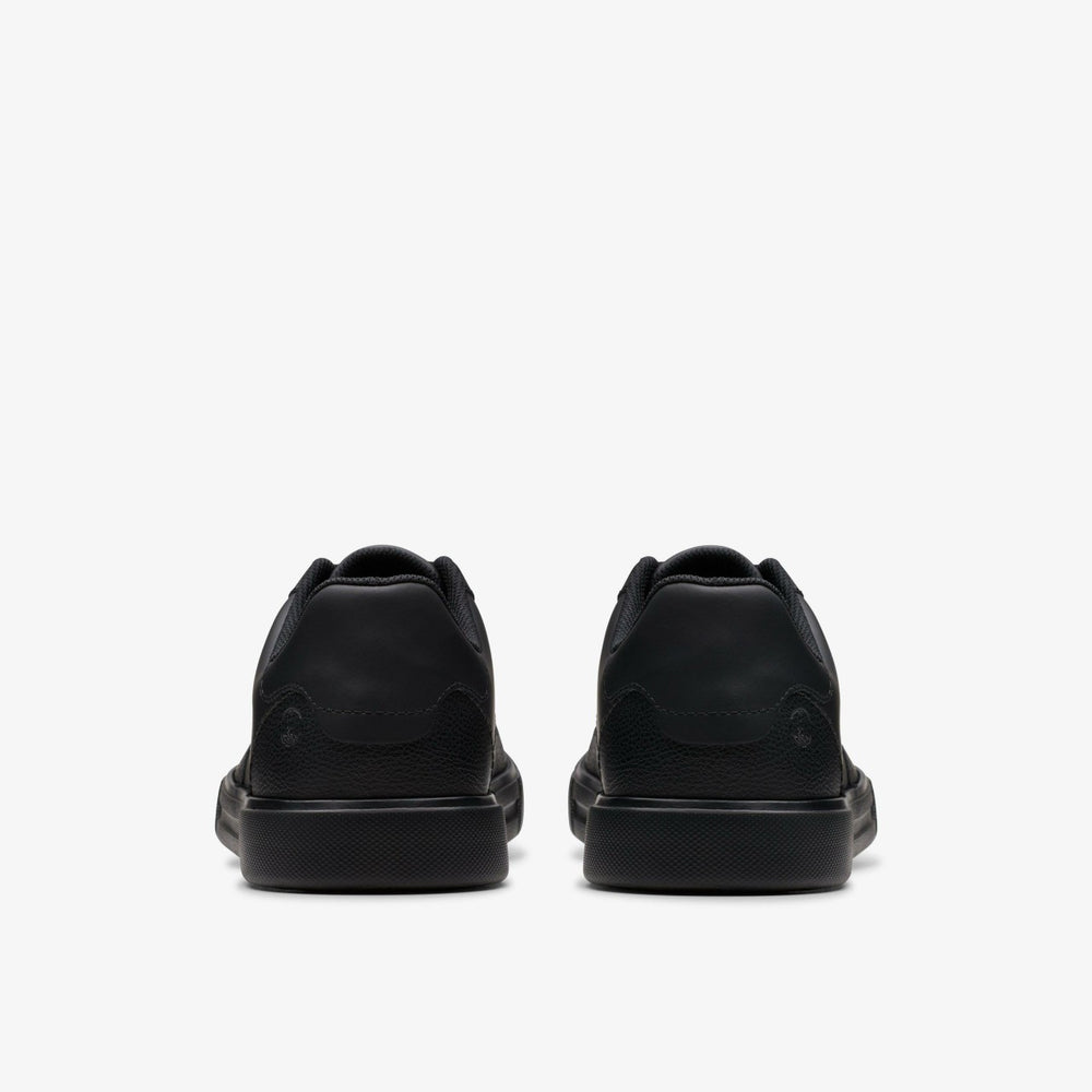 Romsey Tie Black Leather