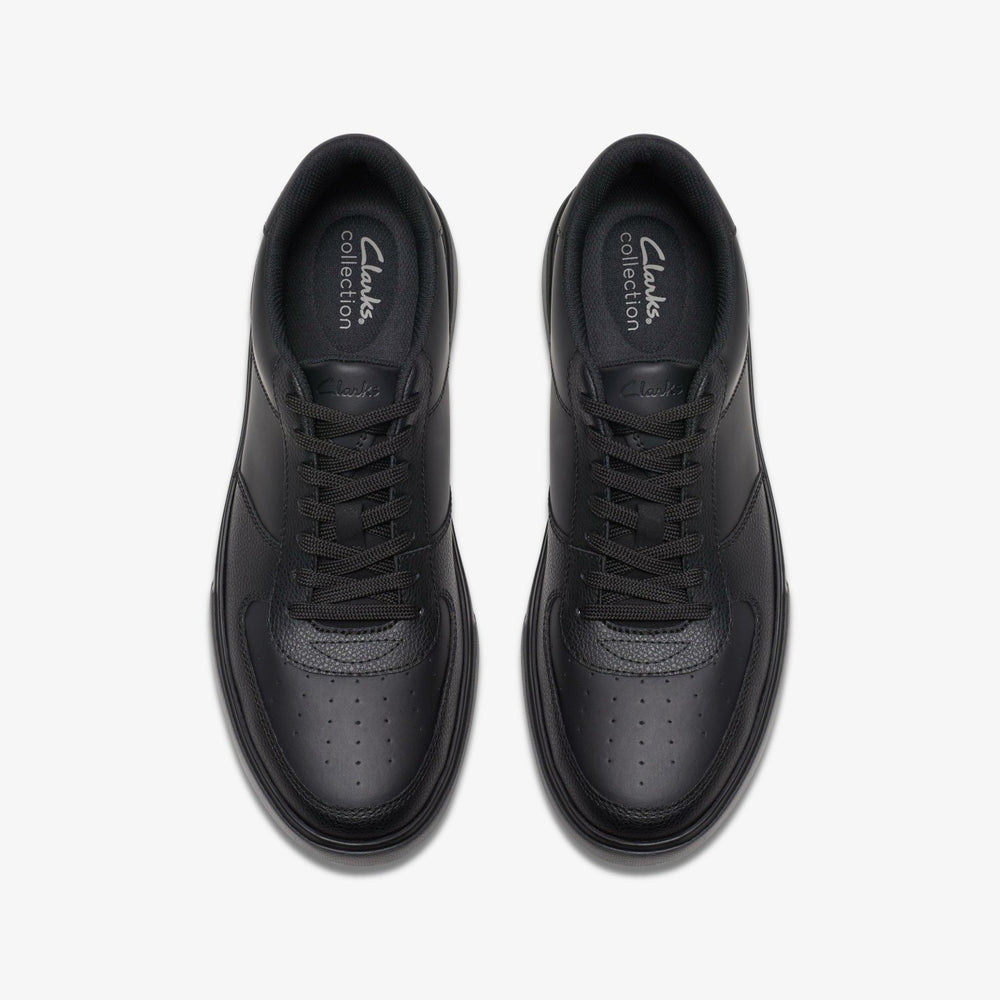 Romsey Tie Black Leather