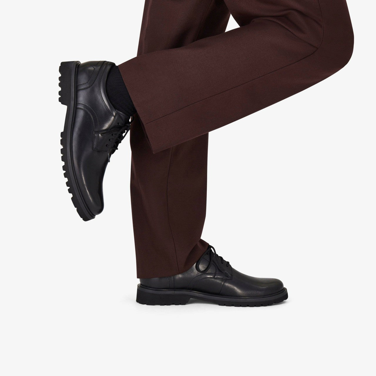 Berwick Lace Black Leather