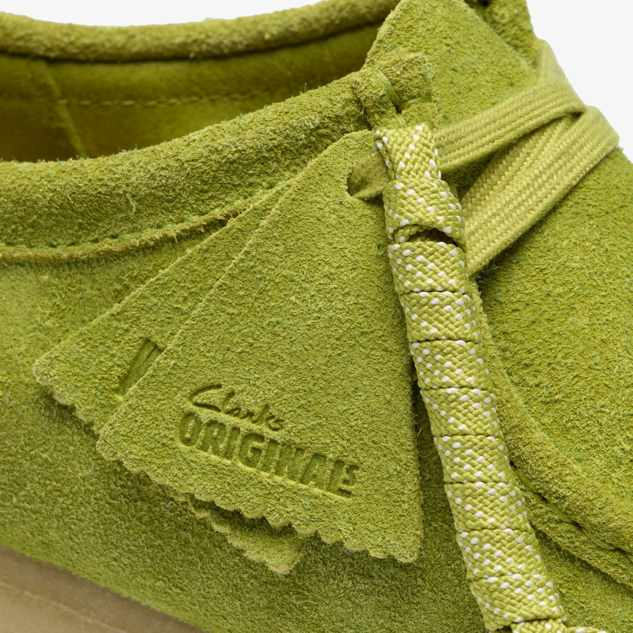 Wallabee Lime Suede