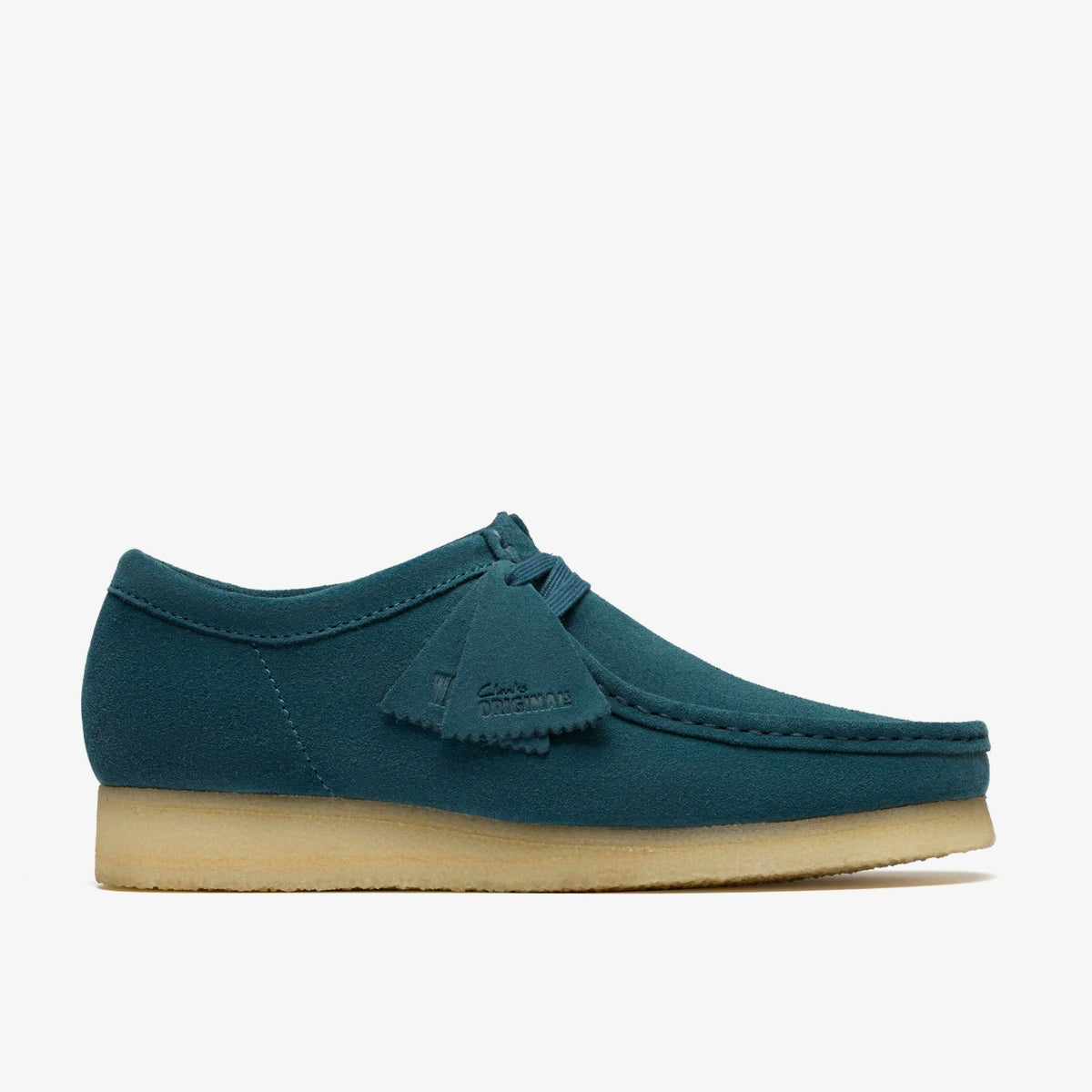 Wallabee Mid Blue Suede