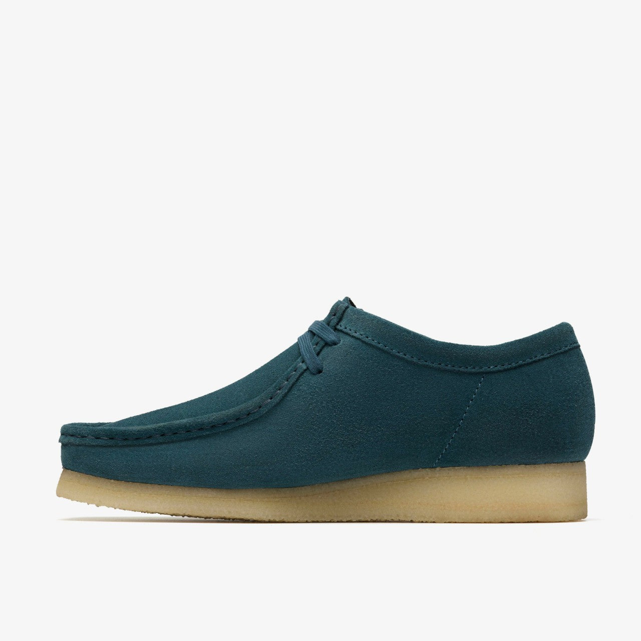 Wallabee Mid Blue Suede