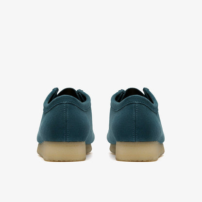 Wallabee Mid Blue Suede