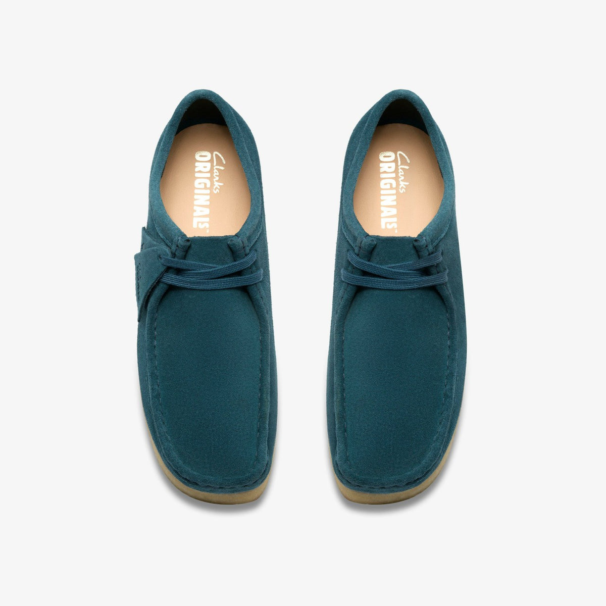 Wallabee Mid Blue Suede