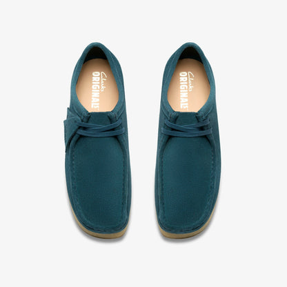 Wallabee Mid Blue Suede