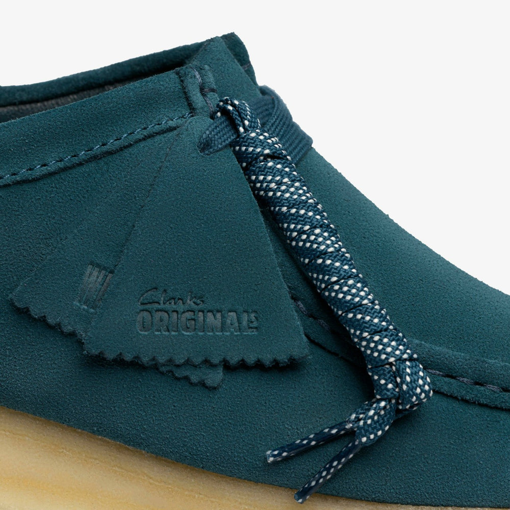 Wallabee Mid Blue Suede