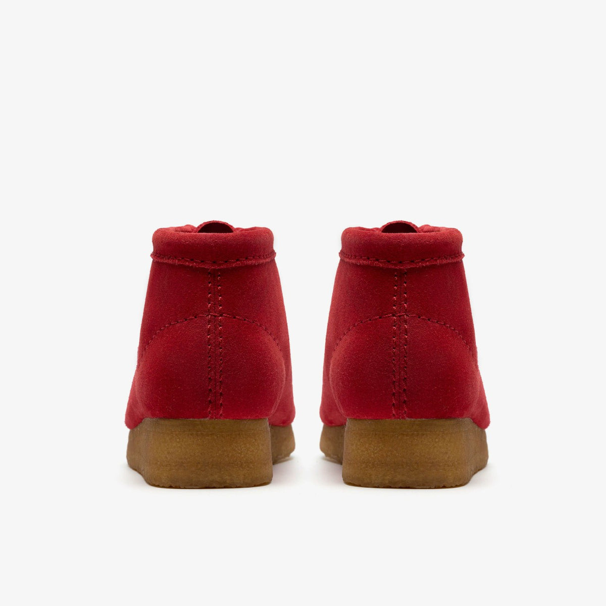 Wallabee Boot Red Suede